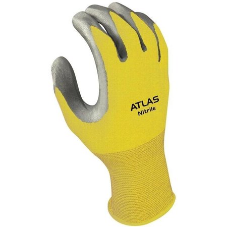SHOWA ATLAS Ergonomic Protective Gloves, M, Knit Wrist Cuff 3704CM-07.RT